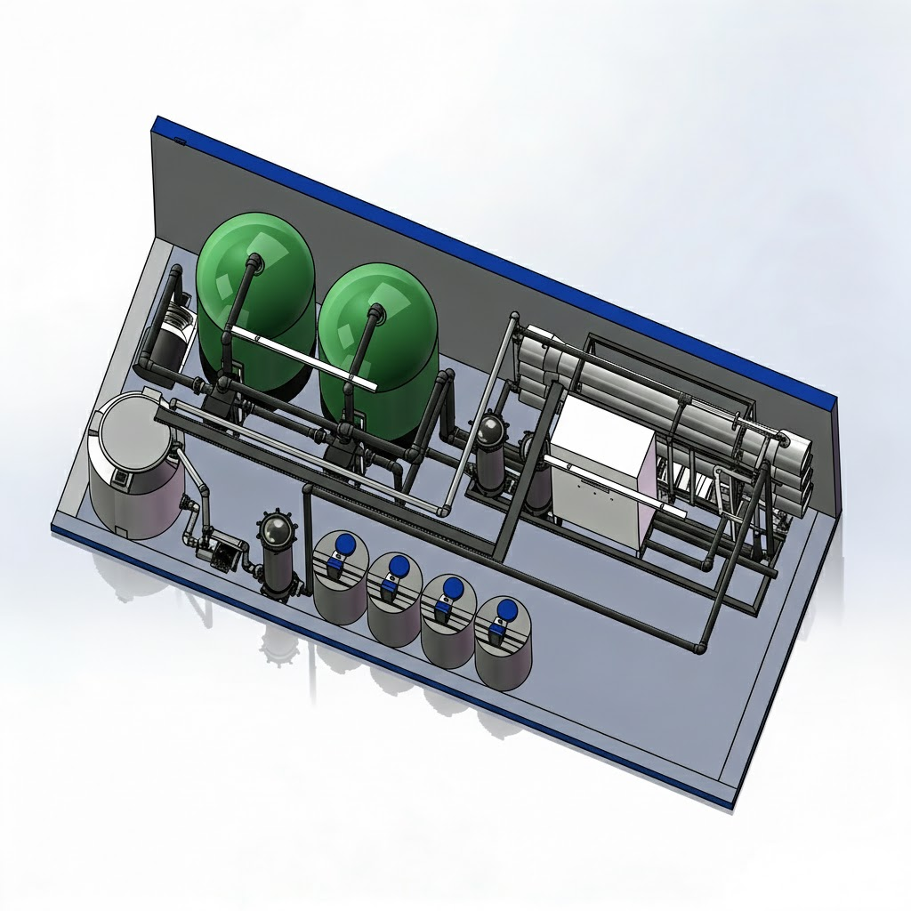 containerized water treatment system