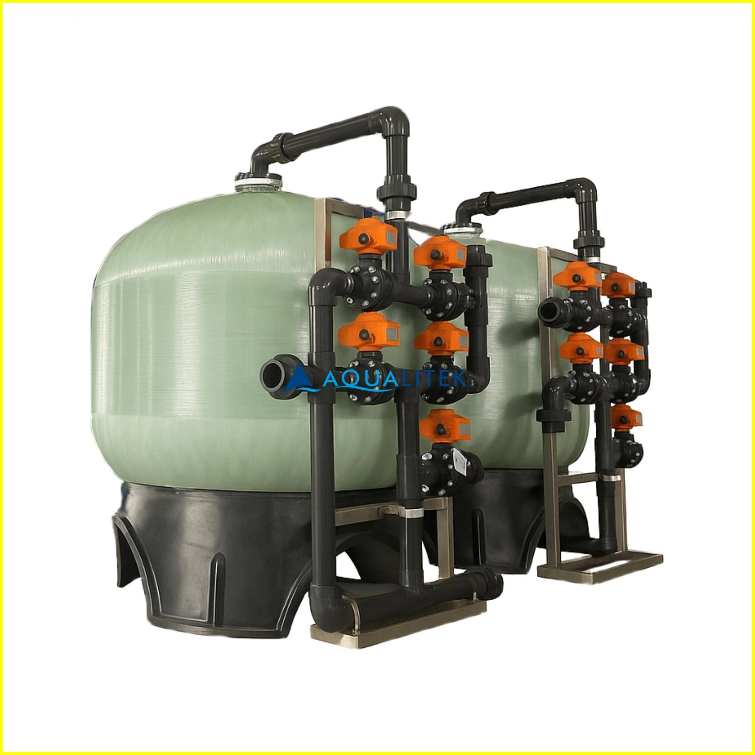 40TPH sand filter and carbon filter