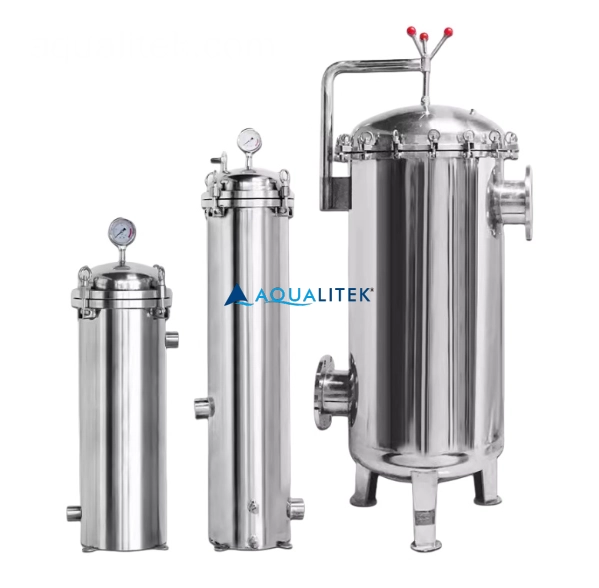 cartridge filter housing