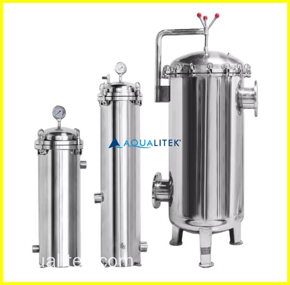 cartridge filter housing