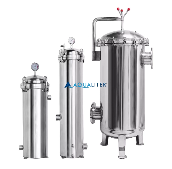 cartridge filter housing