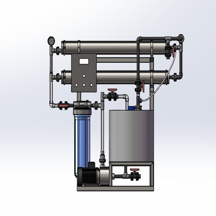 CIP system for membrane cleaning
