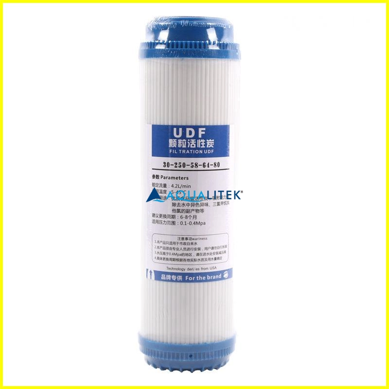 UDF activated carbon filter cartridge
